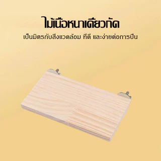 ชั้นลอยสี่เหลี่ยม สำหรับสัตว์เลี้ยงฟันแทะ กระรอก แฮมเตอร์ กระต่ายแคระ ชินชิล่า