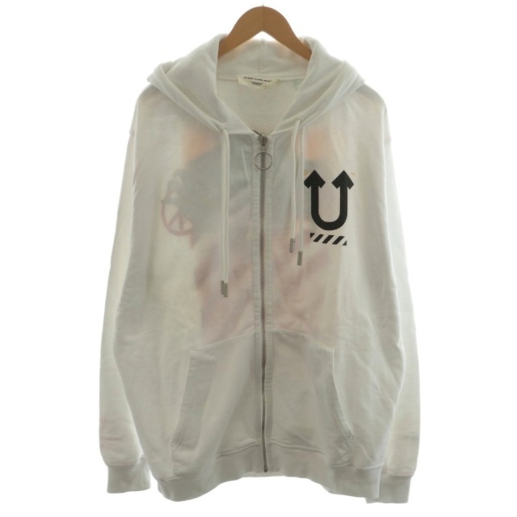 OFF-WHITE Hoodie Scull white Direct from Japan Secondhand