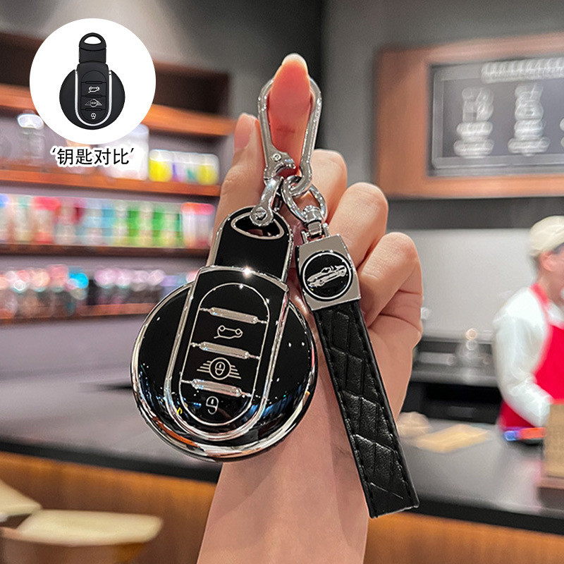 เหมาะสําหรับ BMW mini Key Cover mini countryman Shell cooper Buckle f54f55f56F60 กระเป๋ารถหญิง 9I6P