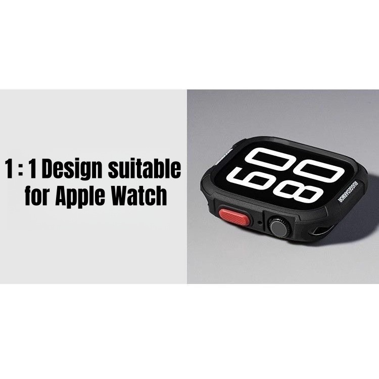 สีลูกกวาดป้องกันการหล่นป้องกันกรณีนาฬิกาสําหรับ แอปเปิล ดู ส11 10 9 8 7 6 5 4 กับ3 กีฬาปกอ่อนสําหรับ iดู 46 มม. 45 44 41 40 กันกระแทกทนต่อการขีดข่วน - รูปที่ 2