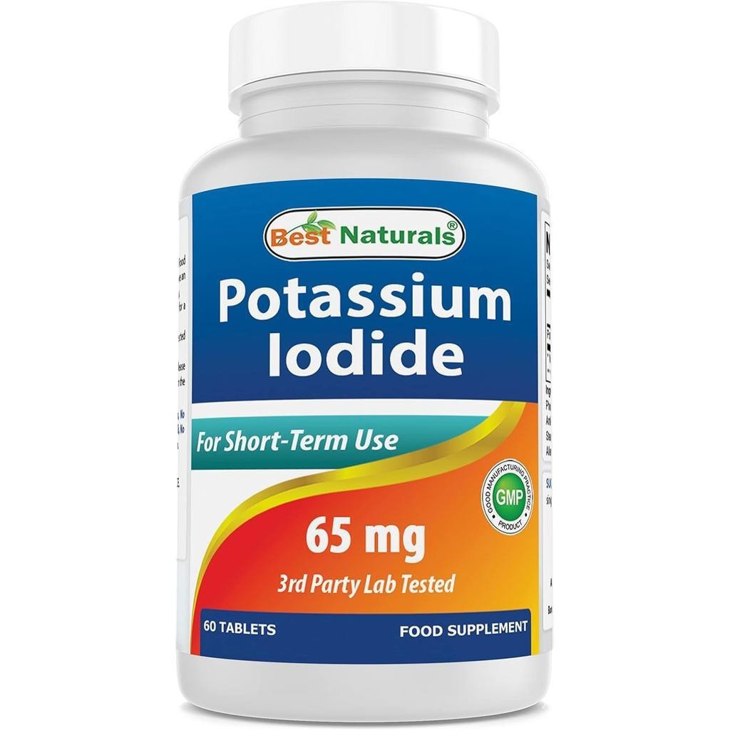 Preferred Natural Potassium Iodide 65mg-ผลิตภัณฑ์เสริมอาหาร 60 เม็ด