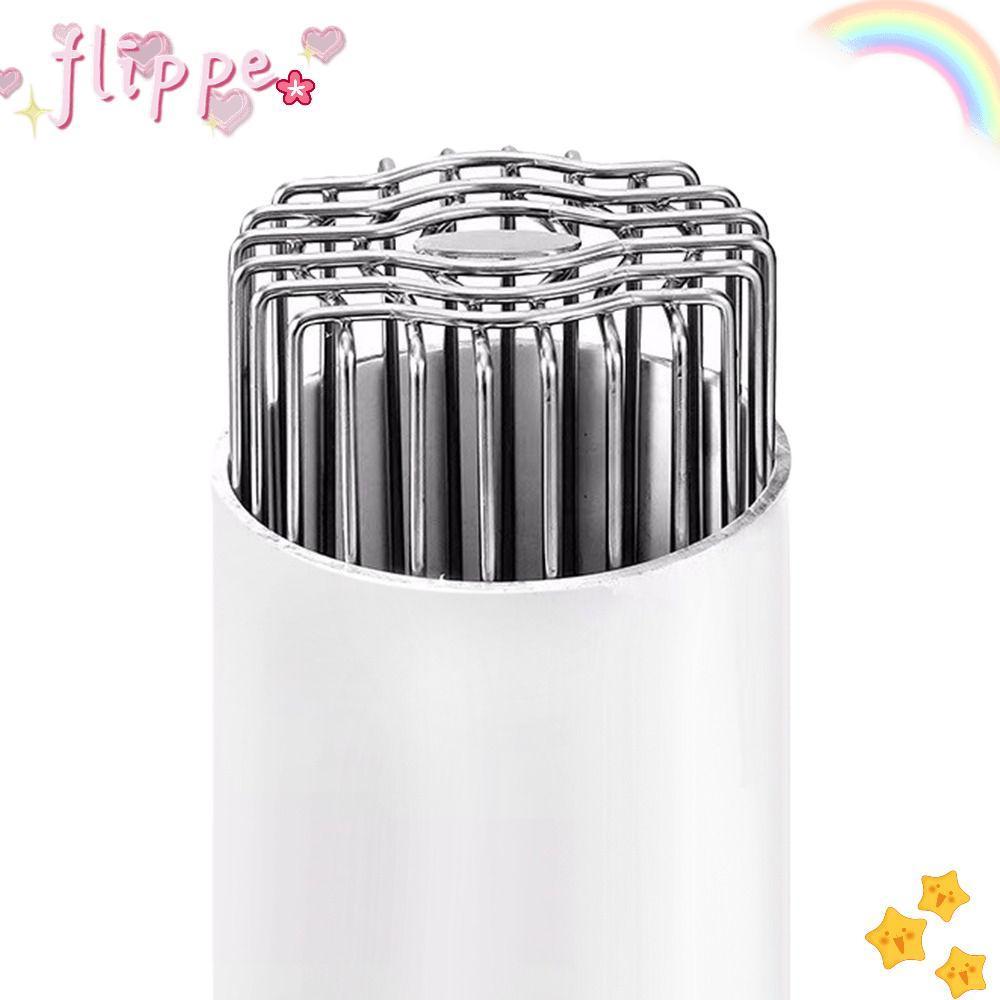 FIPE ฝาครอบระบายน้ําระเบียง, Anti-blocking Round Roof Floor Drain, Outdoor Large Displacement สแตนเลส Rooftop Rain Pipe Cap ระบายน้ําประปา