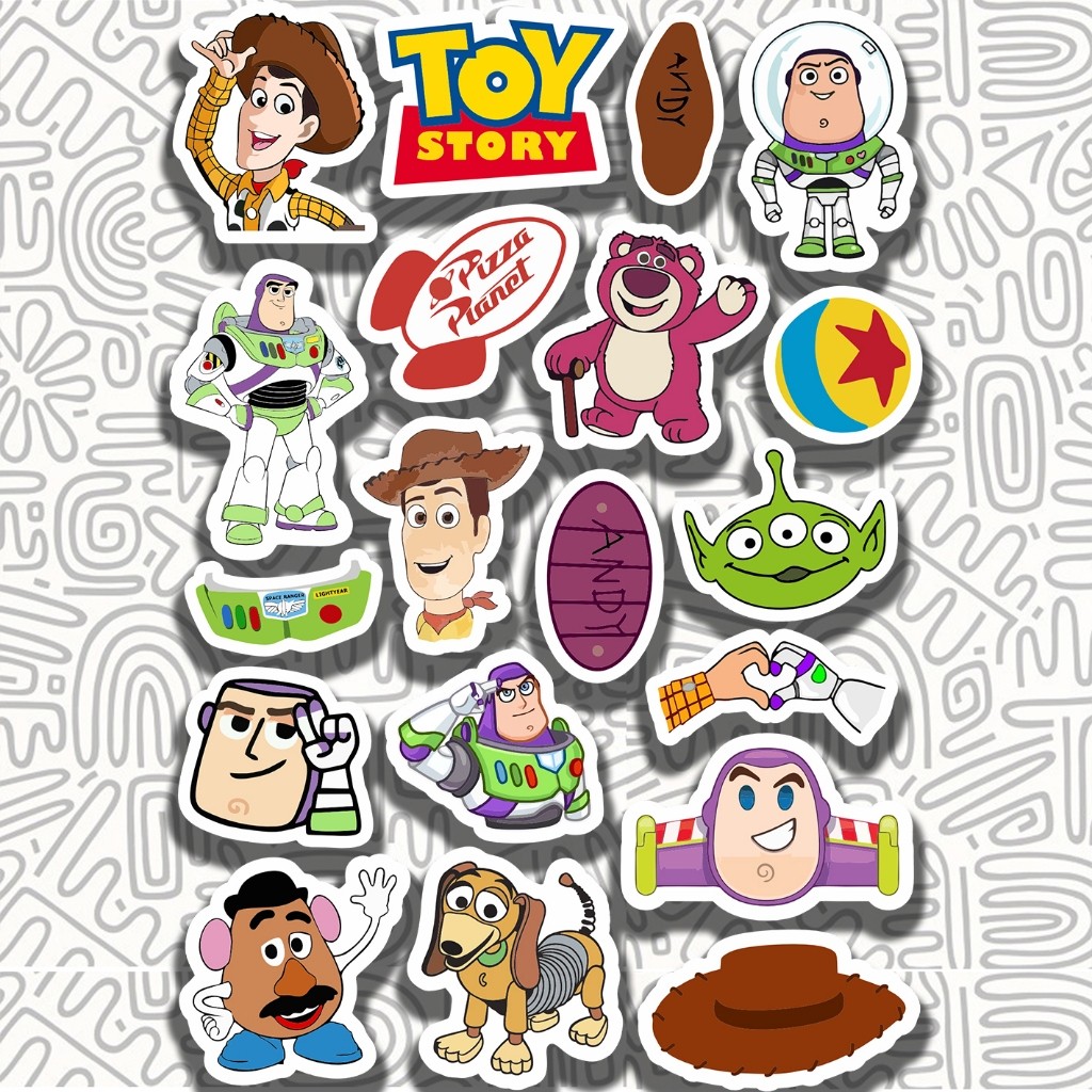 สติ๊กเกอร์ HP Toy Story || สติกเกอร์ติดเคสโทรศัพท์แล็ปท็อปกันน้ํา