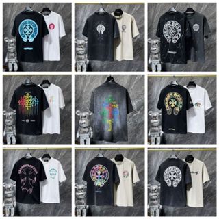 Chrome Hearts  High Quality Horseshoe Sanskrit Round Neck T …