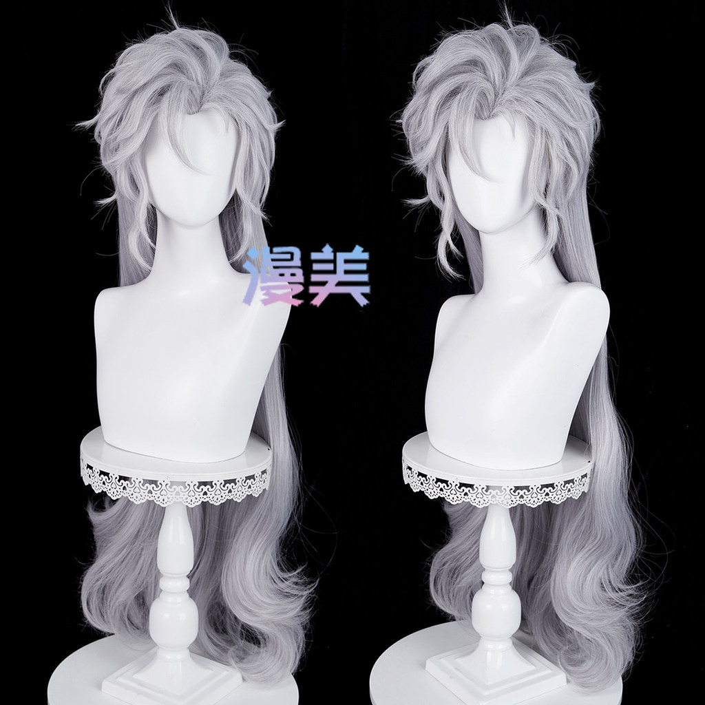 Love และ Deepspace Sylus Silverwing Fiend คอสเพลย์วิกผมยาว 90 ซม.ผมสังเคราะห์ทนความร้อน ราคา ถูกที่สุด ดีลบีเคเค แกลเลอรีภาพที่ 3