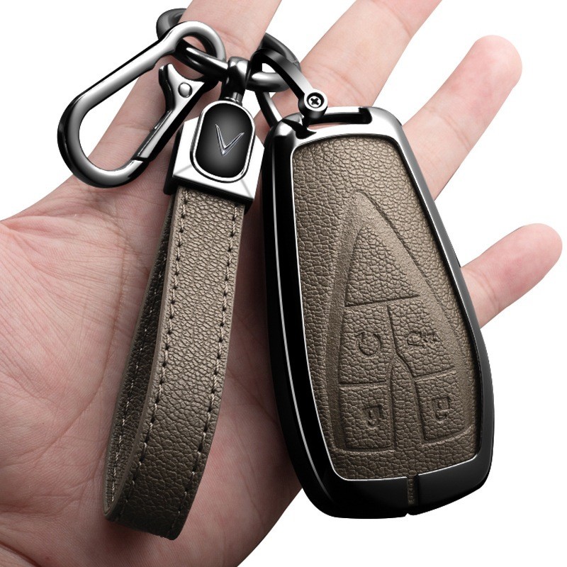 ปลอกกุญแจ VF3 - VF5 - VF6 - VF7 - VF8 - VF9 - e34 - Helio/Limo Green เคสกุญแจโลหะสําหรับรถยนต์ Vinfa