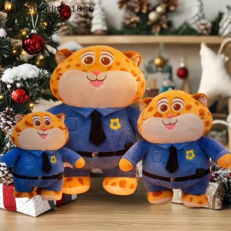 [bet] 1 ชิ้น 35/45 เซนติเมตร Nick Fox ตุ๊กตา Crazy Zootopia ตุ๊กตาเจ้าหน้าที่เสือดาวของขวัญวันเกิดเด