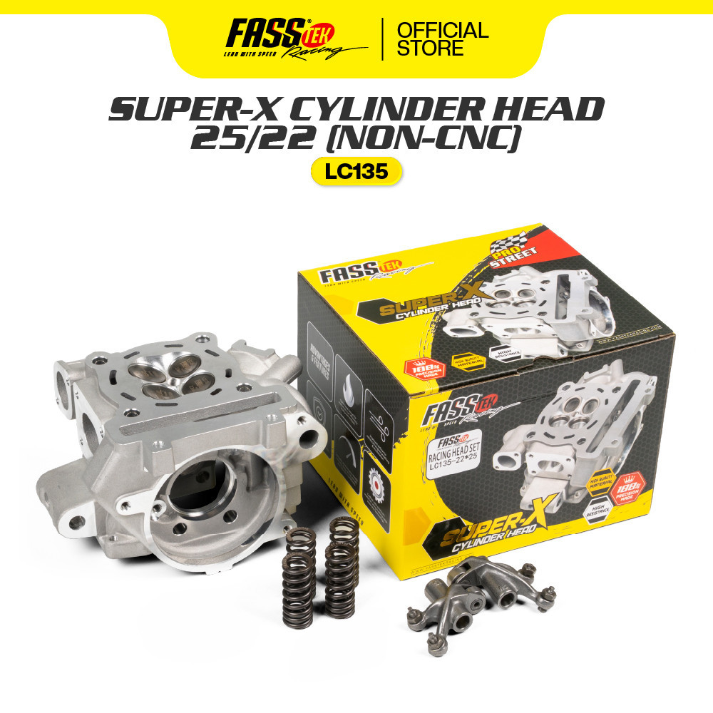 25/22 CYLINDER HEAD LC135 Y15 SUPER-X NON-CNC FASSTEK