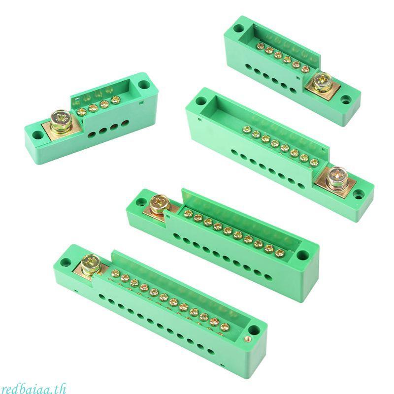 Redbaiaa Metering ตู้ลวด Splitter Connector Terminal Block กล่องแยกไฟฟ้า Power Distribution Block Ac