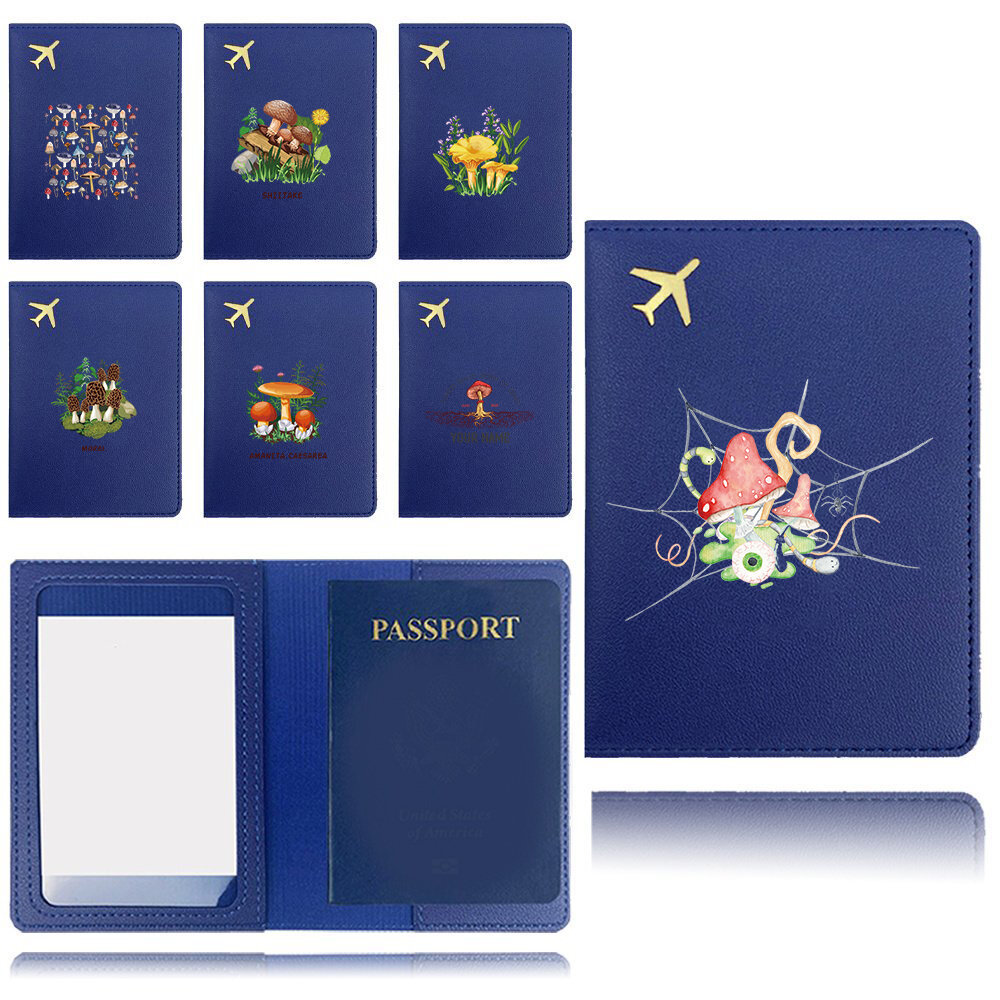 Passport Holder Waterproof Leather Material Card Slot Passport Cover Travel Essential Passport Walle