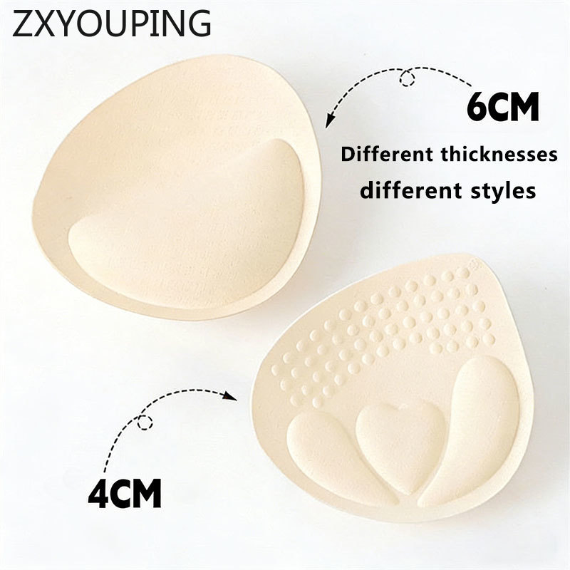 บราพушอัพ ZXYOUPING ขนาด 6 ซม./4 ซม. เพิ่มความหนานุ่ม สวมใส่แผ่นเสริมหน้าอก สำหรับคนที่ต้องการเพิ่มขนาดและทรงหน้าอก