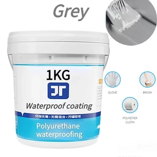 สีทากันรั่วซึม 1000g อุณหภูมิสูงไม่ละลาย ไม่แตกเมื่อสัมผัสกับแสงแดด แก้ปัญหาน้ํารั่วซึมของ ผนัง ระเบียงหลังคา บ่อปลา