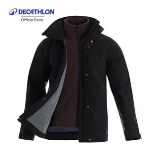 Decathlon Men’S 3In1 Waterproof Hiking Jacket 0°C Nh100 เสื้…
