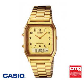 CASIO นาฬิกาข้อมือ CASIO รุ่น AQ-230GA-9BHDF วัสดุสเตนเลสสตี…