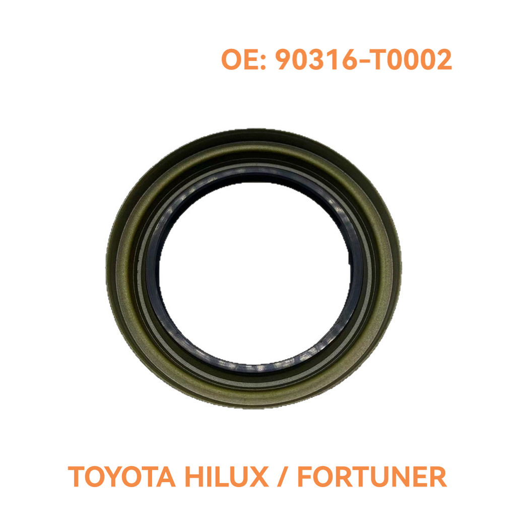 ซีลน้ํามันด้านนอกล้อสะพานหน้า 90316-T0002 TOYOTA HILUX FORTUNER 2004-2023 ซีลน้ํามันล้อหน้า