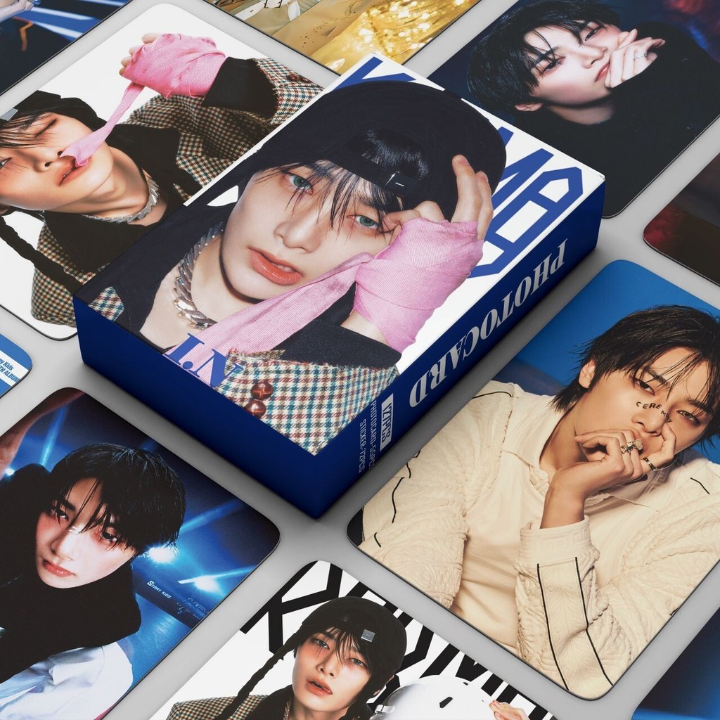 127 แผ่น Stray Kids Photocards Jingyin YN สติ๊กเกอร์โฟโต้การ์ด KARMA4.7 MING