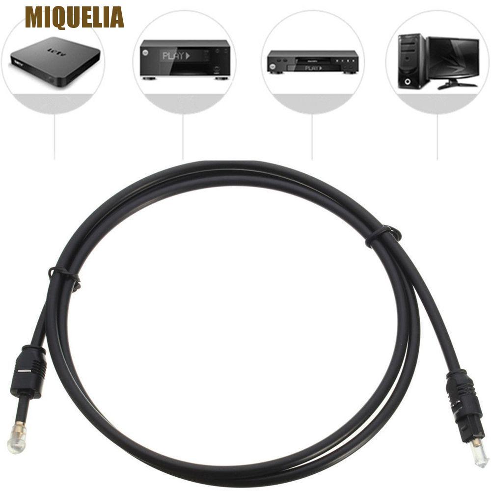 MIQUELIA Optic Fibre Line Mini 3.5 มม.ปลั๊ก 1M 3FT Digital Optical Optic Fibre Fiber Line เชื่อมต่อ 
