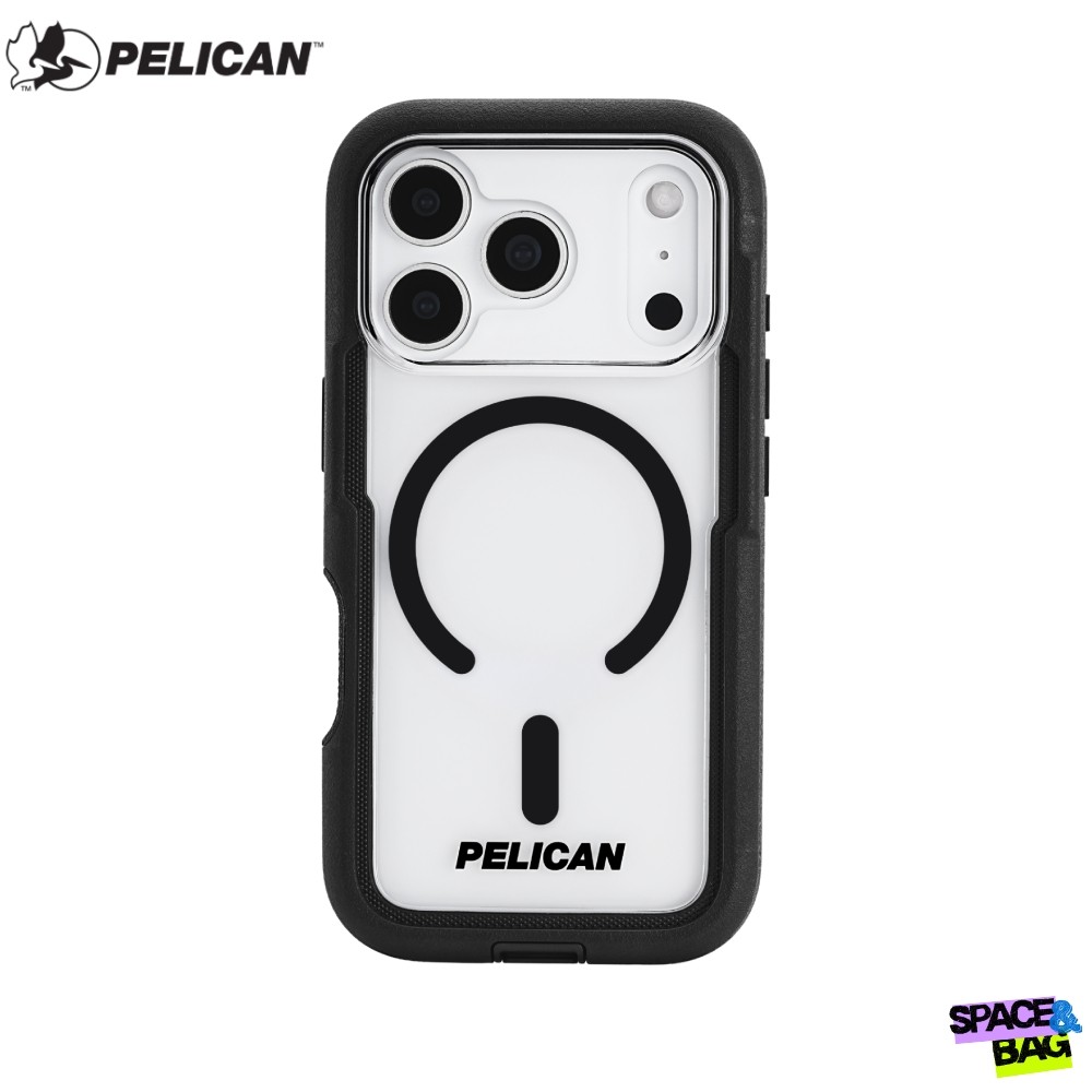 Pelican Voyager Magnetic C-Ring Case - iPhone 17 Pro Max เคสใสกันกระแทกสายลุย พร้อมคลิปหนีบเข็มขัด