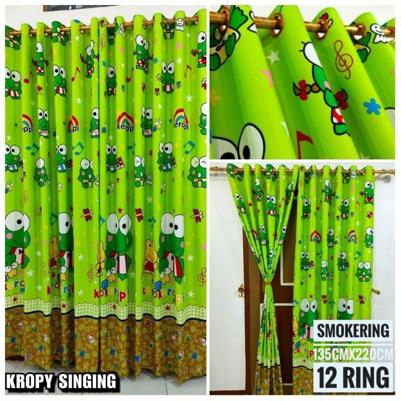 ม่านกันควัน Keroppi 135cmx220cm SI