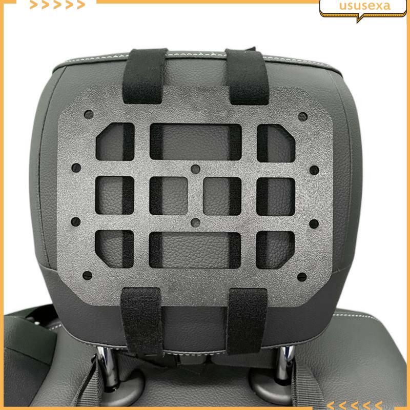 [Ususexa] รถแข็งแผง Molle สําหรับรถยนต์อุปกรณ์เสริมพนักพิงศีรษะเครื่องมือ Mount Molle แผงสําหรับรถยน