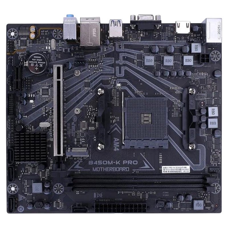 ใหม่สีสัน Rainbow B450M-K PRO V14 เมนบอร์ด B450 AM4 VGA HDMI M.2 DDR4