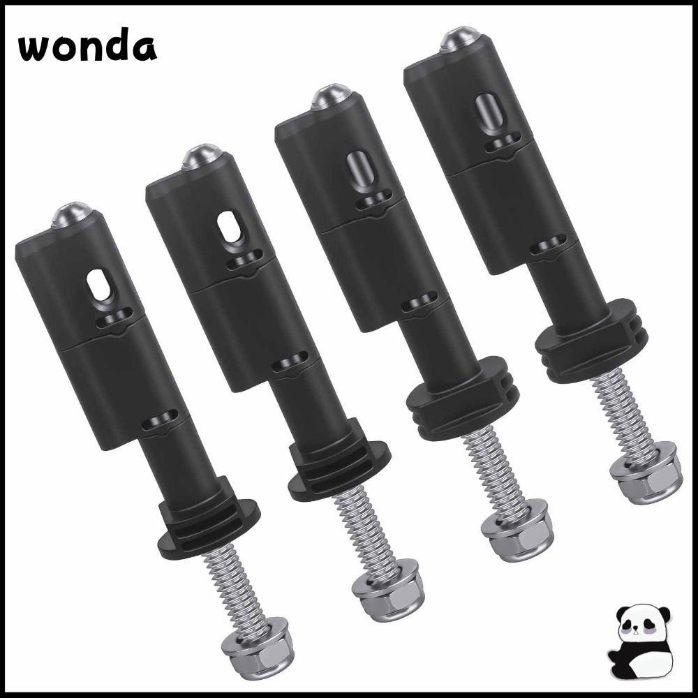 WONDA หมุดยึด 4 ชิ้น, การออกแบบล็อคสแตนเลสลากบอร์ด Mount Pins, เข้ากันได้กับ MaxTrax MKII ความยาว 14