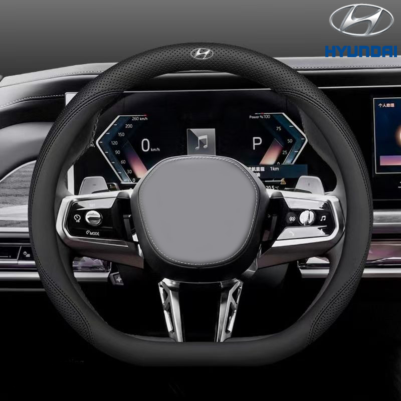 HYUNDAI IONIQ 6 IONIQ 5 ปลอกหุ้มพวงมาลัยรถยนต์ ระบายอากาศได้ กันลื่น