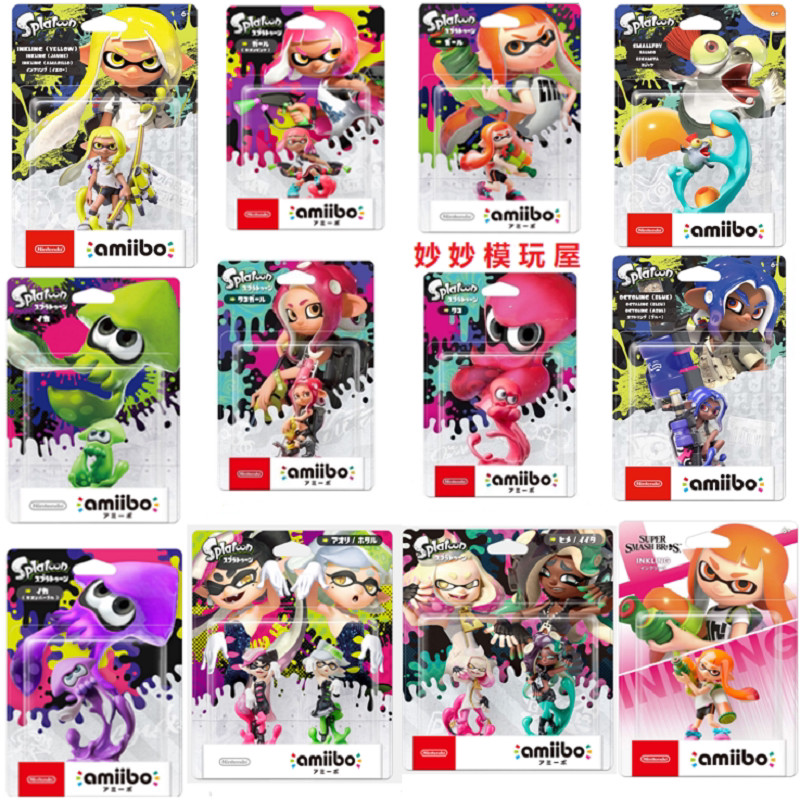 ของแท้ amiibo Nintendo Jet Warrior 3 splatoon splatoon Octopus ปลาหมึกรูปพร้อมสต็อก