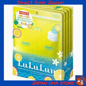 โอคินาวา ลิมิเต็ด LuLuLun Okinawa Premium มาสก์หน้า (Face Mask) กลิ่นชิควาซา (Shikwasa) สูตรสดชื่น บ