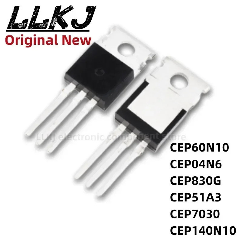 1-5PCS CEP60N10 CEP04N6 CEP830G CEP51A3 CEP7030 CEP140N10 TO-220 MOS FET Field Effect ทรานซิสเตอร์