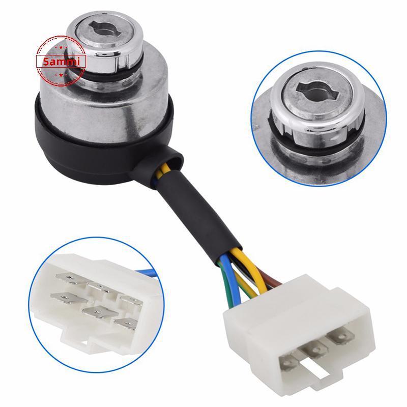 Sammi 4/6 สายไฟเครื่องกําเนิดไฟฟ้าเบนซินเริ่มต้น Key Lobination สวิทช์สําหรับ 2-3KW 168F และ 5-8kw 1