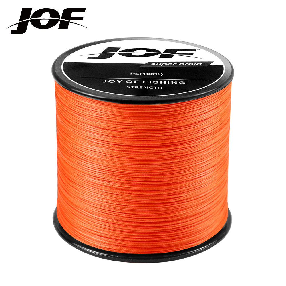 JOF 300M สายถักตกปลา PE 4 เส้น หลากสี รองรับสีที่กําหนดเอง