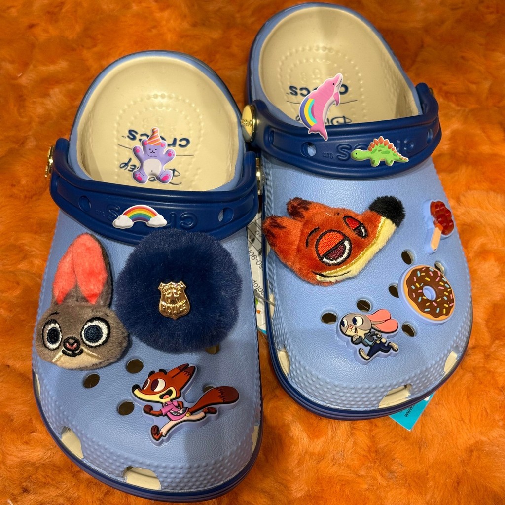 New Zootopia Kids Cartoon Perforated Shoes – Fashion Outdoor Sandals, Durable Trendy Childrens Footwear ราคา ถูกที่สุด ดีลบีเคเค แกลเลอรีภาพที่ 4
