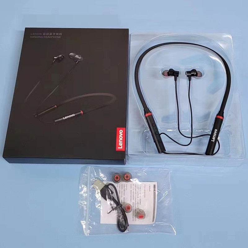 2026 สไตล์ใหม่ Lenovo Lenovo แขวนคอหูฟัง HE05X วิ่งกีฬาหูฟังแบบแขวนคอ20260413