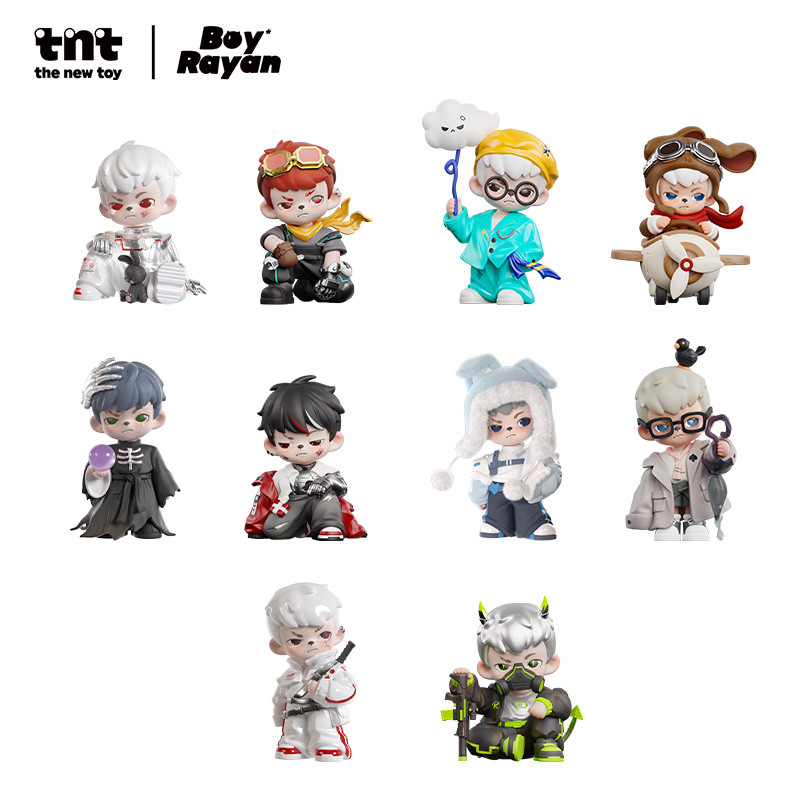 【Launch Local Time 09:00 AM, Apr 14th】TNTSPACE Rayan Otherworld Series Figures  Blind Box Figure Birthday Gifts Action Toys (ทั้งชุด)