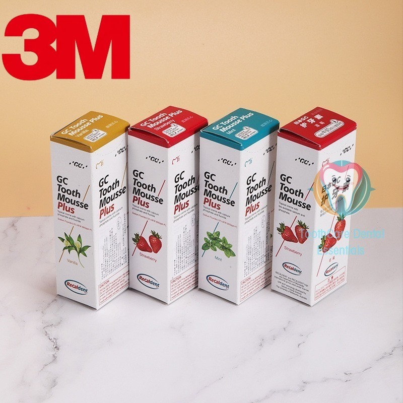 Gc Tooth Mousse Topical creme And Tooth Mousse Plus จากญี่ปุ่น Mint Straw รสเบอร์รี่