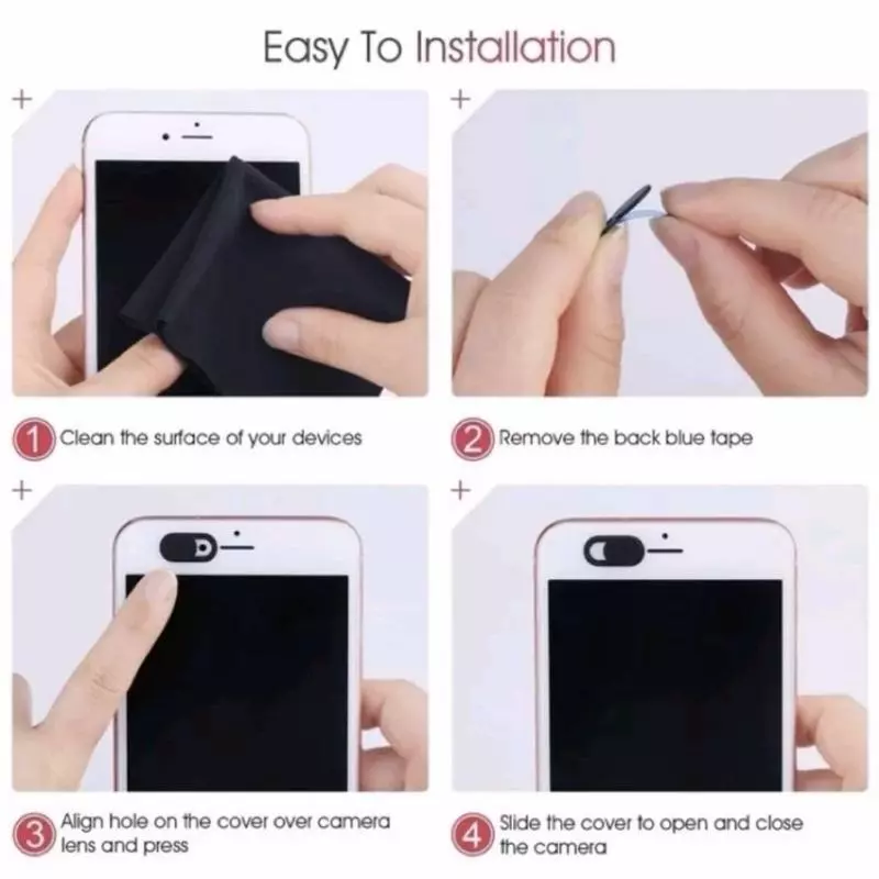 ฝาครอบกล้องเว็บแคมสำหรับแท็บเล็ต แล็ปท็อป และสมาร์ทโฟน thumbnail 5