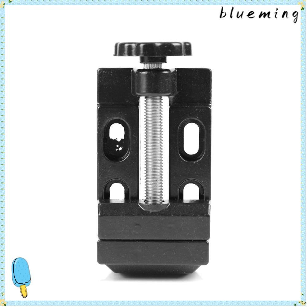 BLUEMING Bench Vise, Tabletop Parallel Table Vice Drill Press Vice, Flat Clamp Smooth Movement Alumi