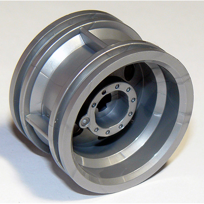 Brick2cube Part - Wheel 30.4mm D. x 20mm with No Pin Holes and Reinforced Rim - 56145