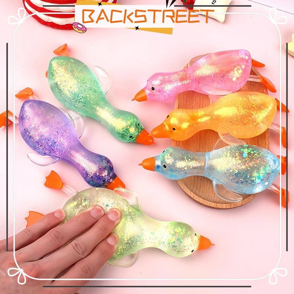 BACKSTAGE Duck Pinch And Stress Relief Toy, Slow Rebound Ultra Soft Cute Duck Squishy Sugar Stress B