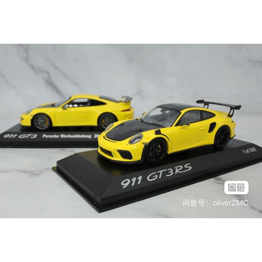 [Orphan] Mini Cut 1/43 Porsche 911 gt3 rs 911gt3rs Original Package Flawless, On Delivery, One Car, 