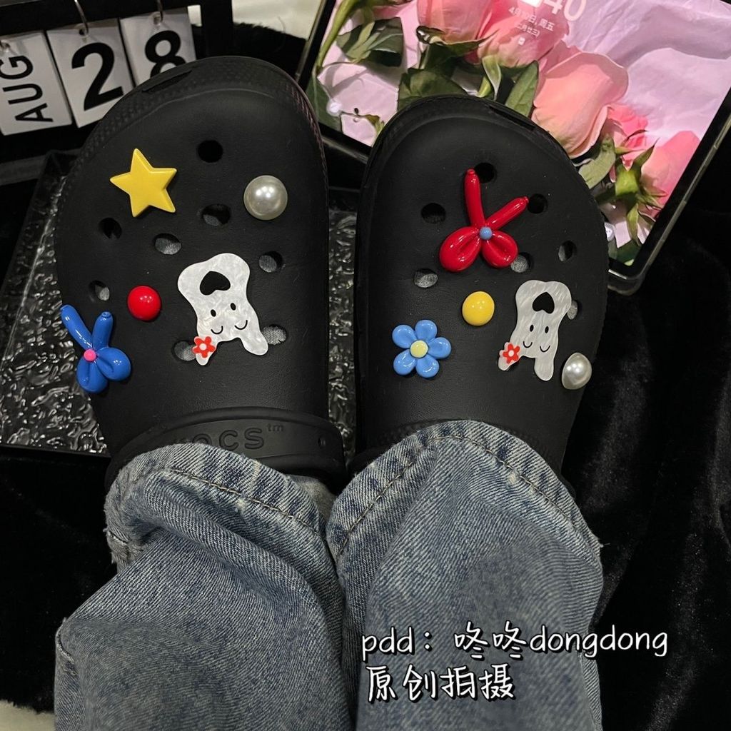 บอลลูนลูกสุนัขและรองเท้าดอกไม้ ของใช้อุปกรณ์ตกแต่งน่ารักสำหรับ DIY และการประดับตกแต่ง