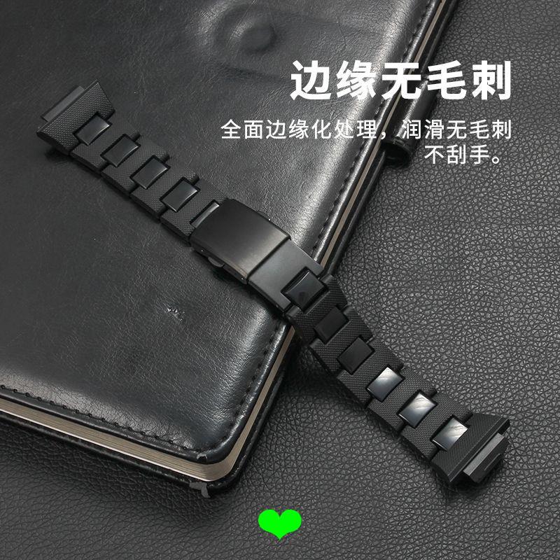 สายนาฬิกา เหมาะสําหรับ GA2100 GA2110 GM2100/5600 สายสี่เหลี่ยมเล็กสายนาฬิกาเหล็กพลาสติก 16 มม.
