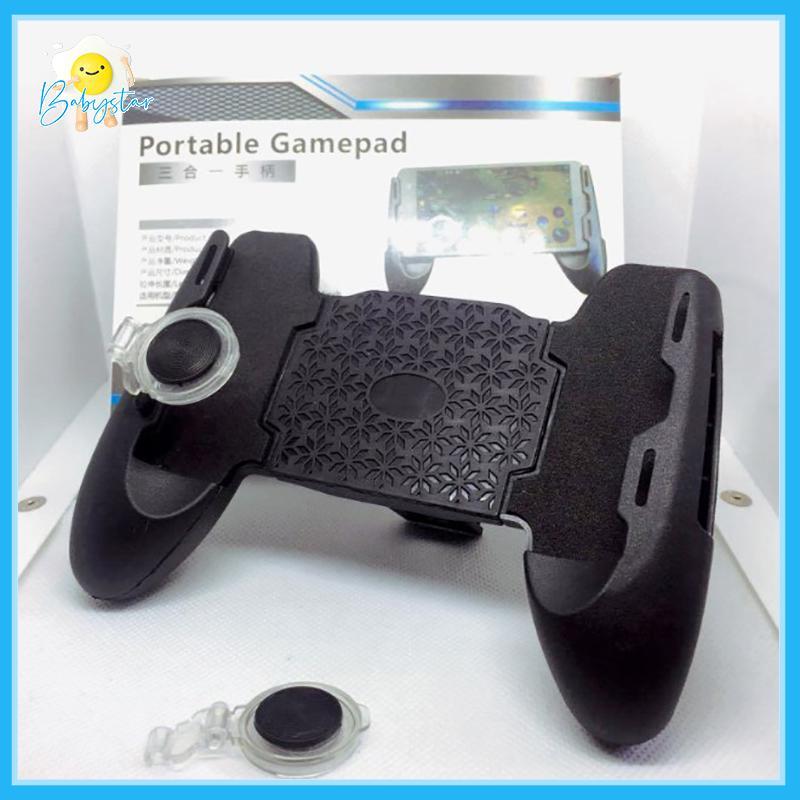 [Inthehot-t] 3 In 1 โทรศัพท์มือถืออุปกรณ์คอนโทรลเลอร์สําหรับเกม PUBG Gamepad Joysti สําหรับ IOS Andr