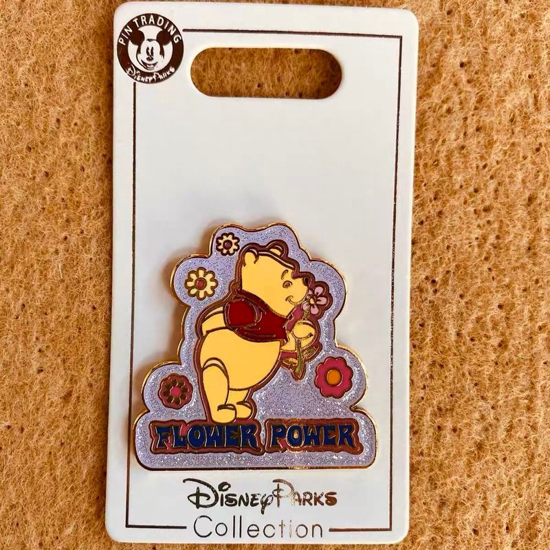 Disney Badge disney pin disney pin disney Medal Winnie the Pooh Winnie เข็มกลัด/m4.16