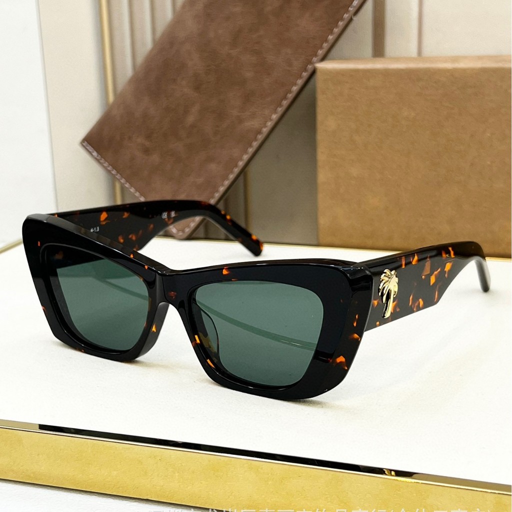 MR3G Palm Angels ANGELS High-end round-frame fashion sunglasses, cool street style UV protection sun