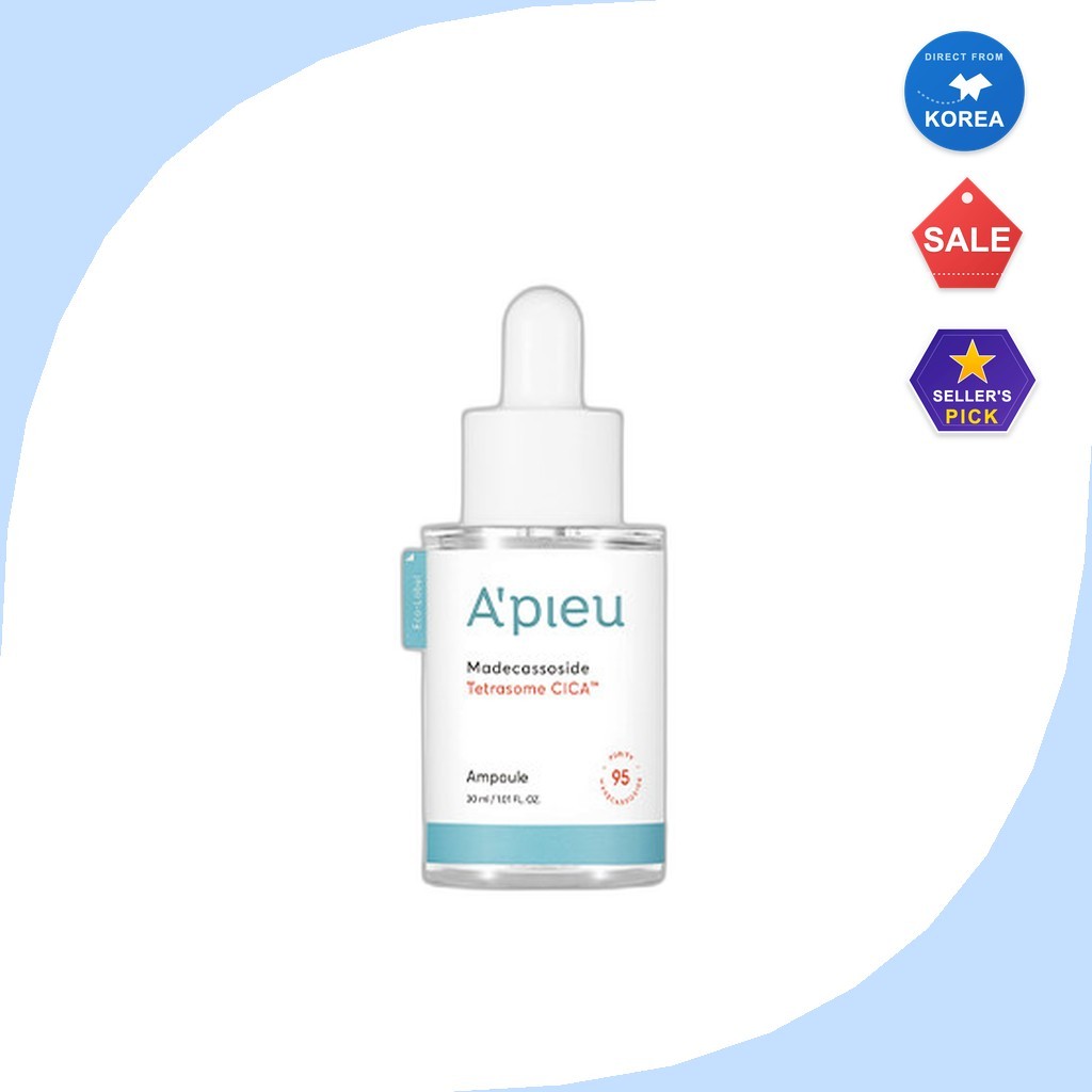 [Apieu] Madcassoside Tetrasome CICA Ampoule 50ml / Korean CICA Ampoule / เซรั่มเนื้อบางเบา โดย Studi