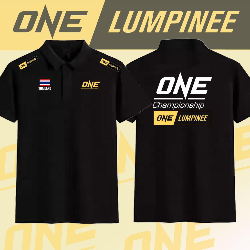 ONE Fighting Championship  Thailand การแข่งขันชกมวย Cool เสื้อดำ Polo กีฬาโปโล – โปรปัง