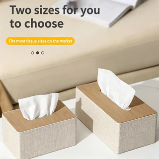 กล่องทิชชู่ที่ทันสมัยเรียบง่ายออกแบบที่ถอดออกได้สําหรับเติมง่ายเครื่องจ่ายผ้าเช็ดปากสไตล์สําหรับโฮมออฟฟิศคาเฟ่ร้านอาหาร