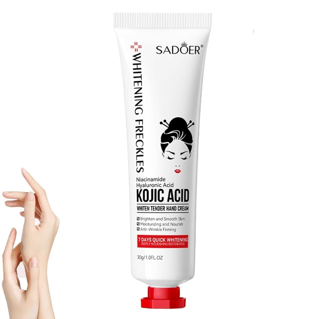 Sadoer Hand Cream, Sadoer Kojic Acid Hand Cream, Anti-Wrinkle Firming Hand Cream, Niacinamide Hyalur